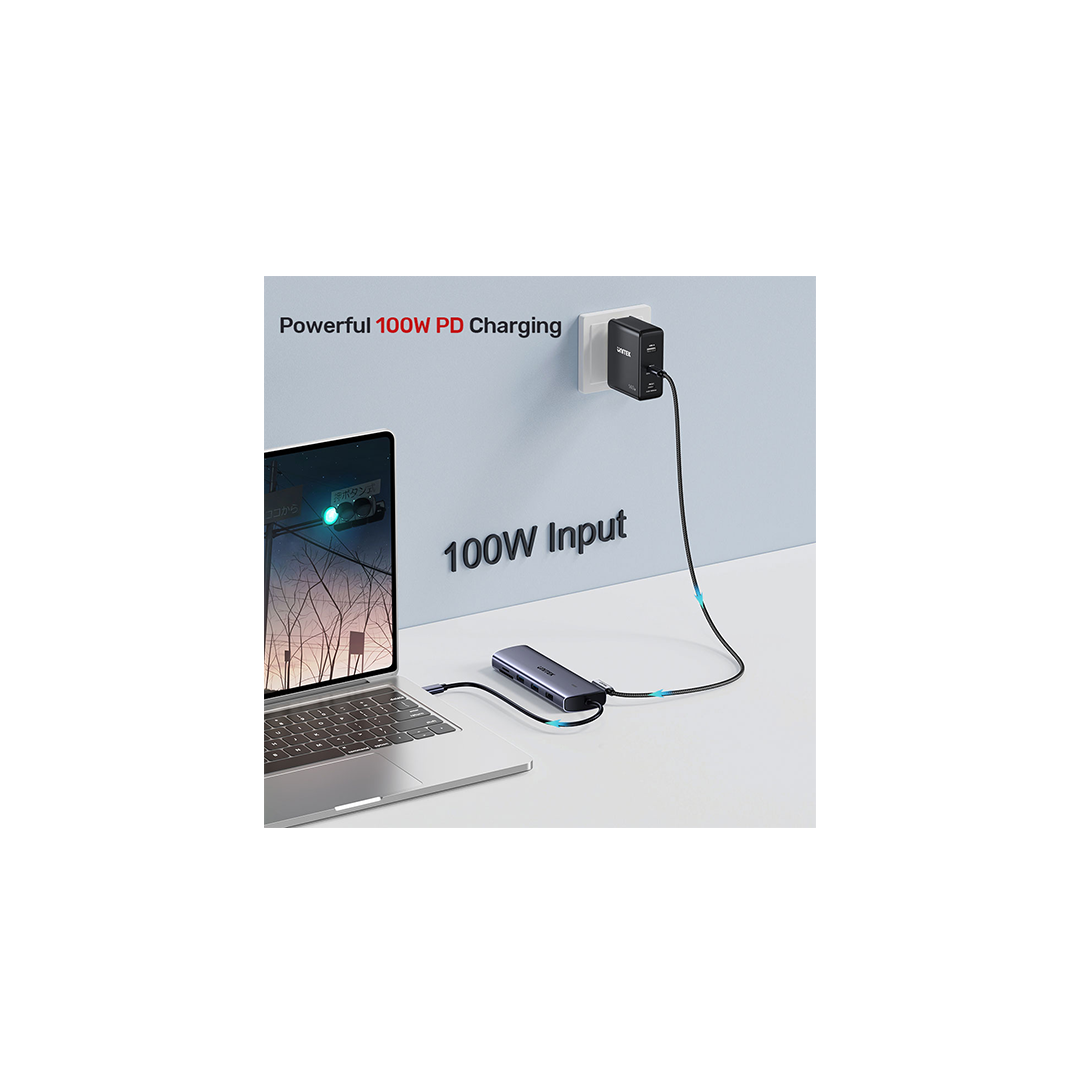 Buy Unitek 9-in-1 USB-C Hub with Dual Monitors in Qatar Buy Unitek 9-in-1 USB-C Hub with Dual Monitors in Qatar